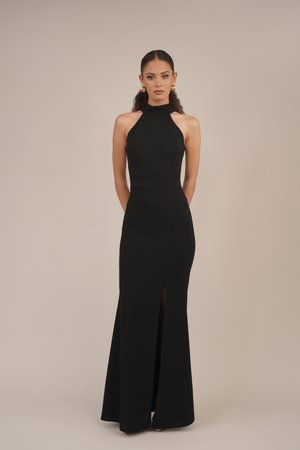 HALTER NECK MAXI DRESS - Cocktailkjole - black
