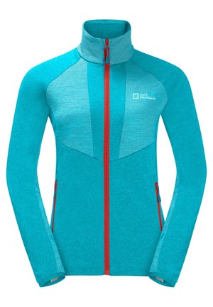 Fleecová bunda - turquoise