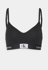 UNLINED BRALETTE 1996 COTTON - Korsetes izstrādājums ar stīpiņām - black