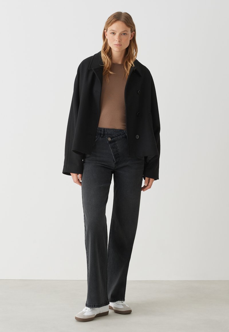 Opus Straight leg jeans grijs Opus Straight leg jeans grijs