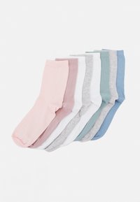 Anna Field - 8 PACK - Zeķes - light pink/light blue/light grey Miniatūras attēls 1