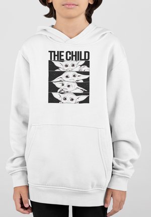Star Wars THE MANDALORIAN SPACE BOX CHILD - Mikina s kapucí - white