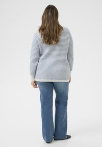 Kaffe Curve ELIONA - Neule - light greym windward structure