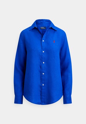 CLASSIC FIT LINEN SHIRT - Blúzka so zapínaním na gombíky - heritage blue