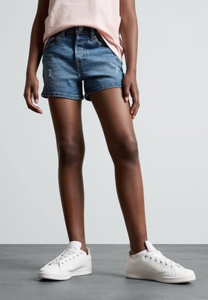 Jeans Shorts - dark-blue denim