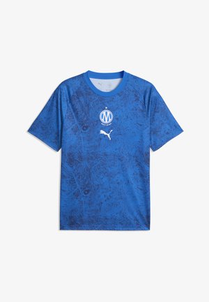 Puma, OLYMPIQUE DE MARSEILLE AUFWÄRMTRIKOT - Article de supporter d'équipe de club - team royal- white