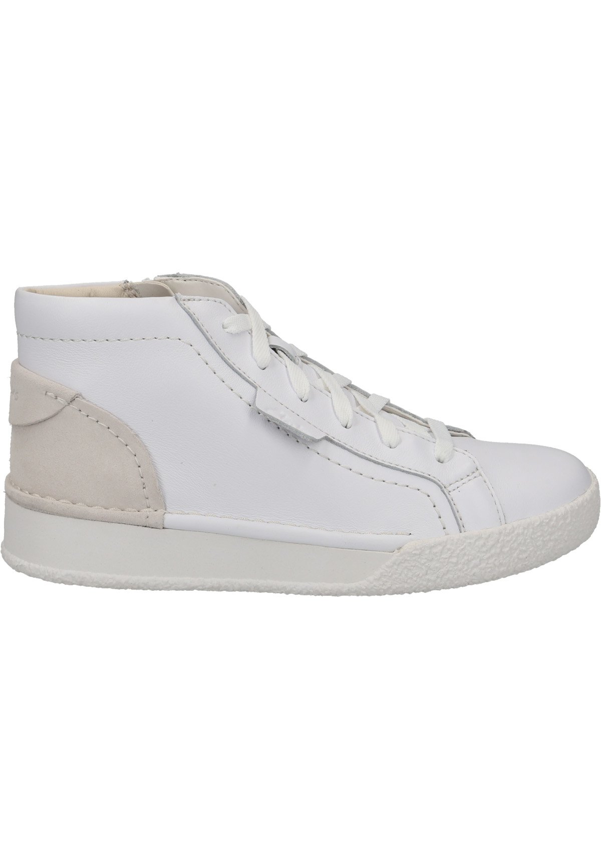 clarks high top trainers