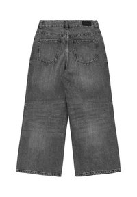 Calliope CROP WIDE - Flared Jeans - grigio