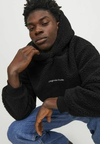 Jack & Jones TEDDY - Hoodie - black