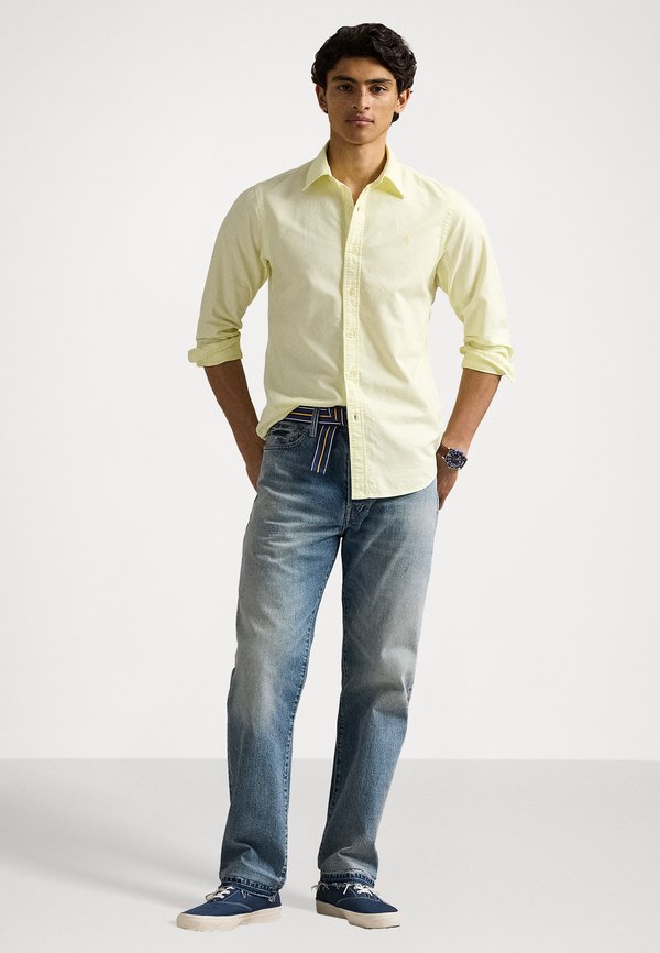 CUSTOM FIT MINERAL DYED OXFORD SHIRT - Shirt - lime4