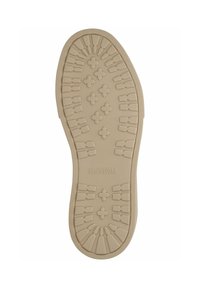 Béžová guma podrážky boty s vzorovaným profilem a značkou "BLACKSTONE" vyraženou uprostřed.