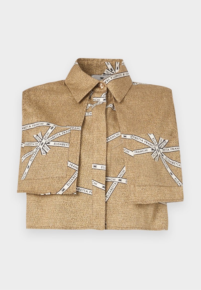 Elisabetta Franchi Bluse beige