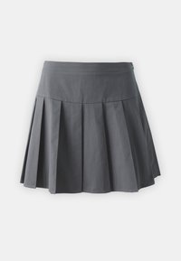 VMBAYA PLEAT SHORT SKIRT - Mini skirt - asphalt