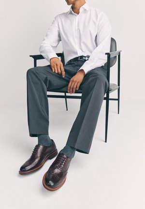 Next, Lace-ups - brown