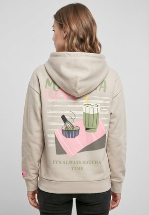 Sublevel, SUBLEVEL SWEATHOODIE HOT DRINKS - Kapuzenpullover - light-beige