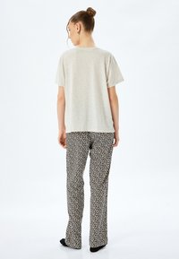 Koton SHORT SLEEVE  SET - Pyjama - brown