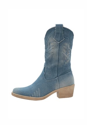 Salinyang Cowboy/biker ankle boot - blau
