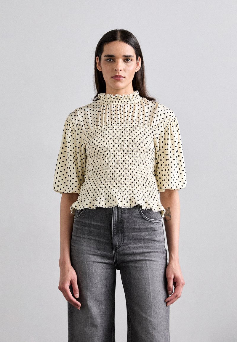 sandro RACINE - T-shirts print - ecru/noisort - Zalando.dk