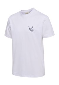 Hummel LOOSE  - Camiseta estampada - white