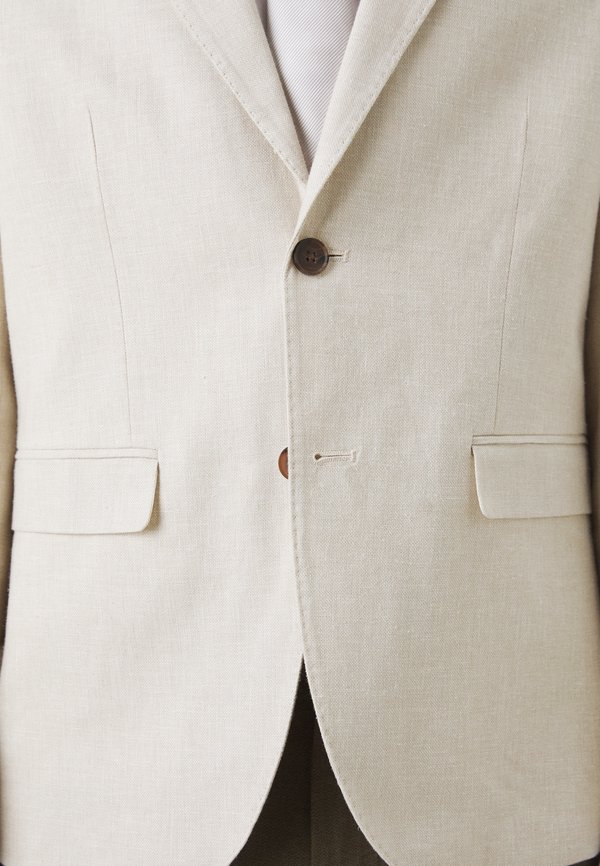 SLHREG MALIK SUN - Suit jacket - oatmeal4