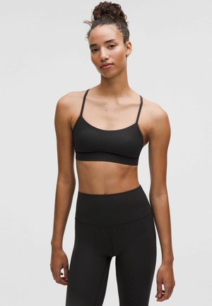 FLOW Y NULU™ - Urheiluliivit: kevyt tuki - Lace Dot Emboss Black