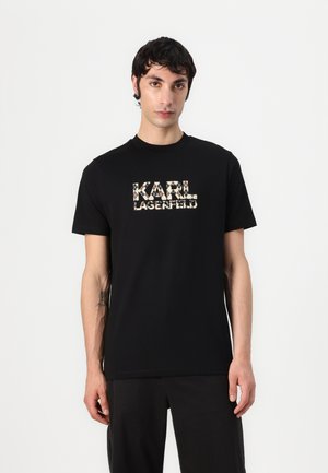 CREWNECK - T-shirt imprimé - black