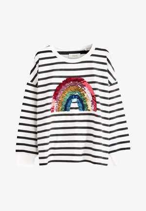 LONG SLEEVE - Long sleeved top - black white