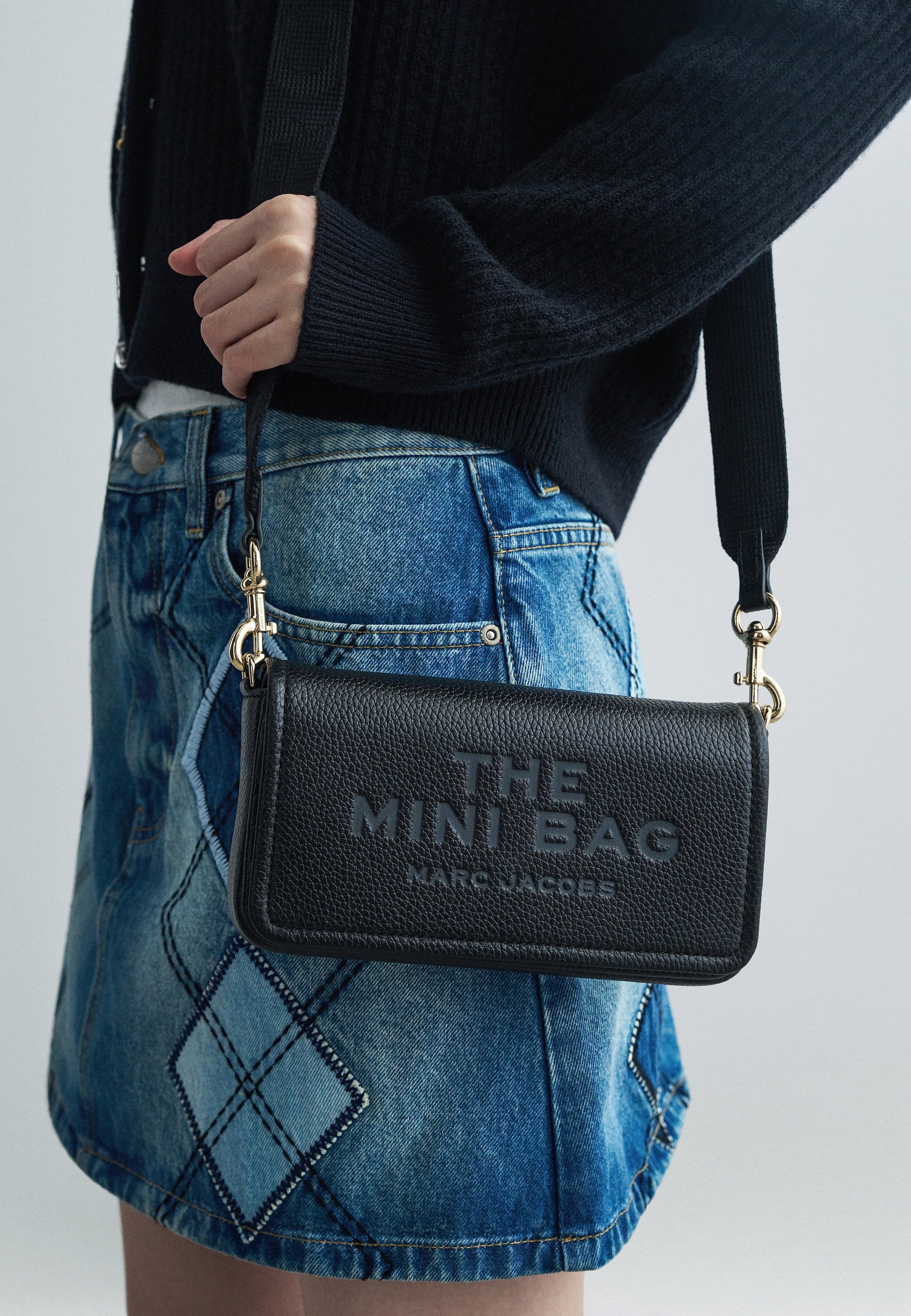 MARC JACOBS THE MINI BAG - Geantă crossbody - black/negru - Zalando.ro