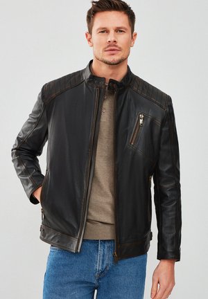 Veste en cuir - black