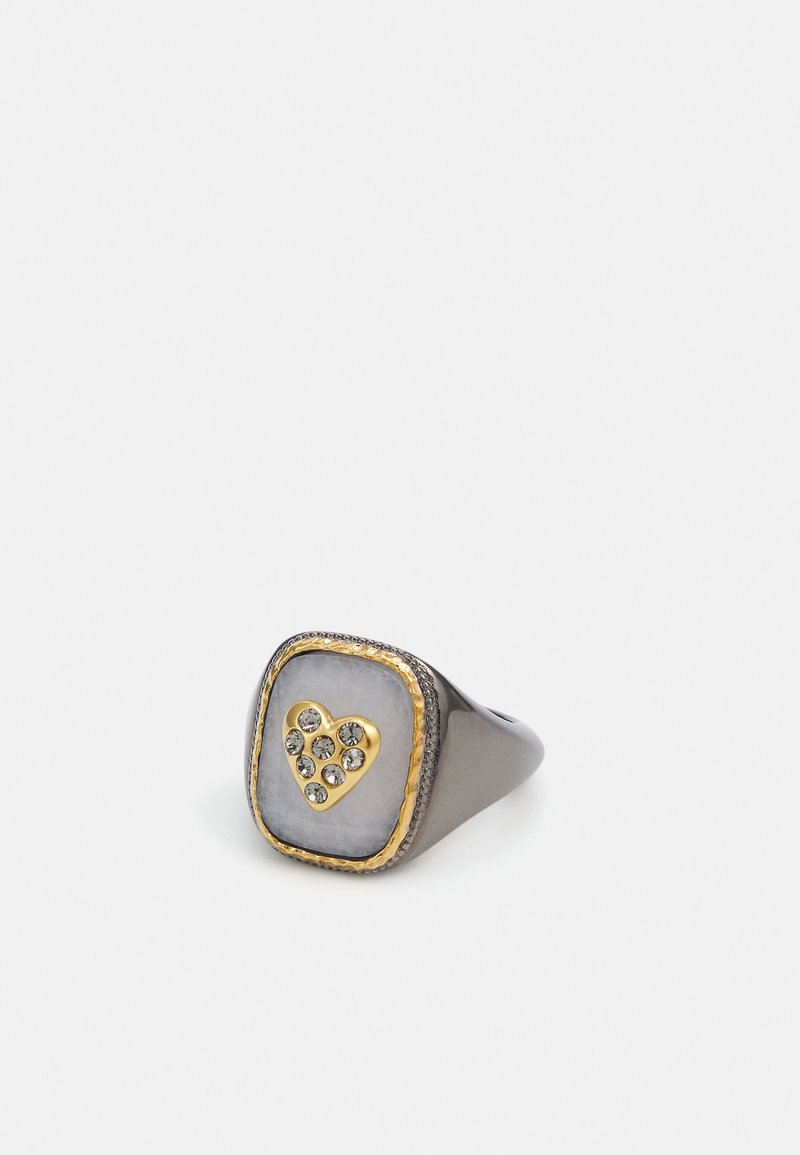 Zadig & Voltaire HEART SIGNET - Ring - flash/offwhite - Zalando.at