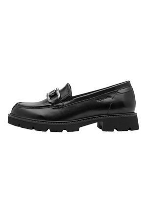 Tamaris, SLIPPER - Plateaupumps - black nappa