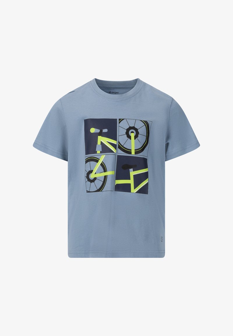 ZIGZAG T-shirts print - licht denim