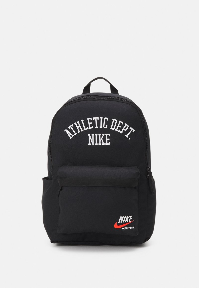 Nike Sportswear HERITAGE ATH DEPT UNISEX Rucksack black/team orange