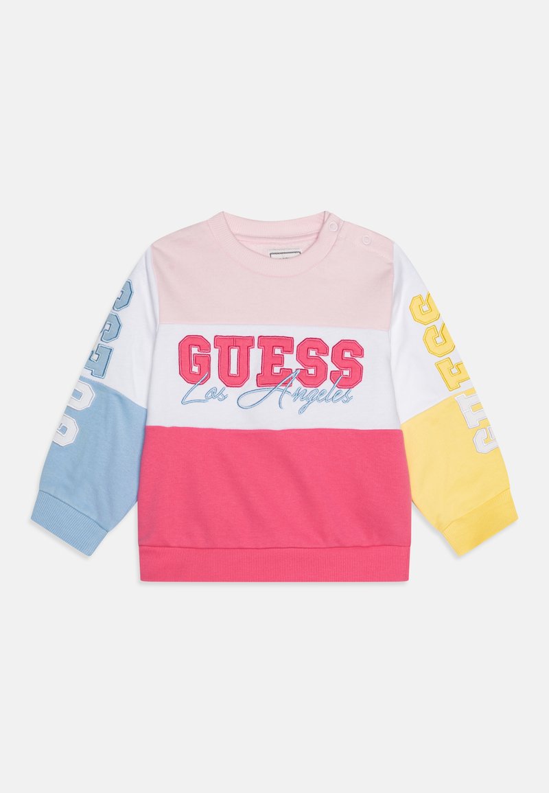 Guess TODDLER KIDS GIRL ACTIVE - Sportinis megztinis - multi-coloured/pink