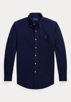 Polo Ralph Lauren, CUSTOM FIT BRUSHED FLANNEL SHIRT - Overhemd - newport navy