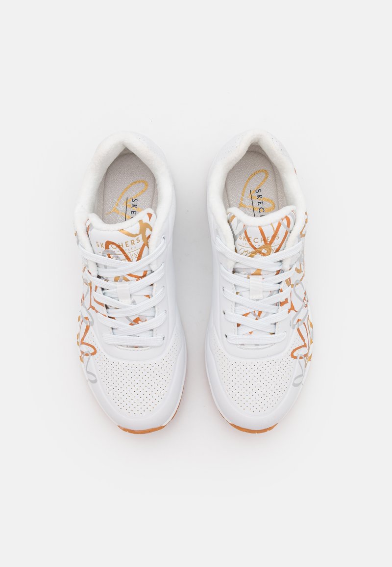 skechers uno metallic