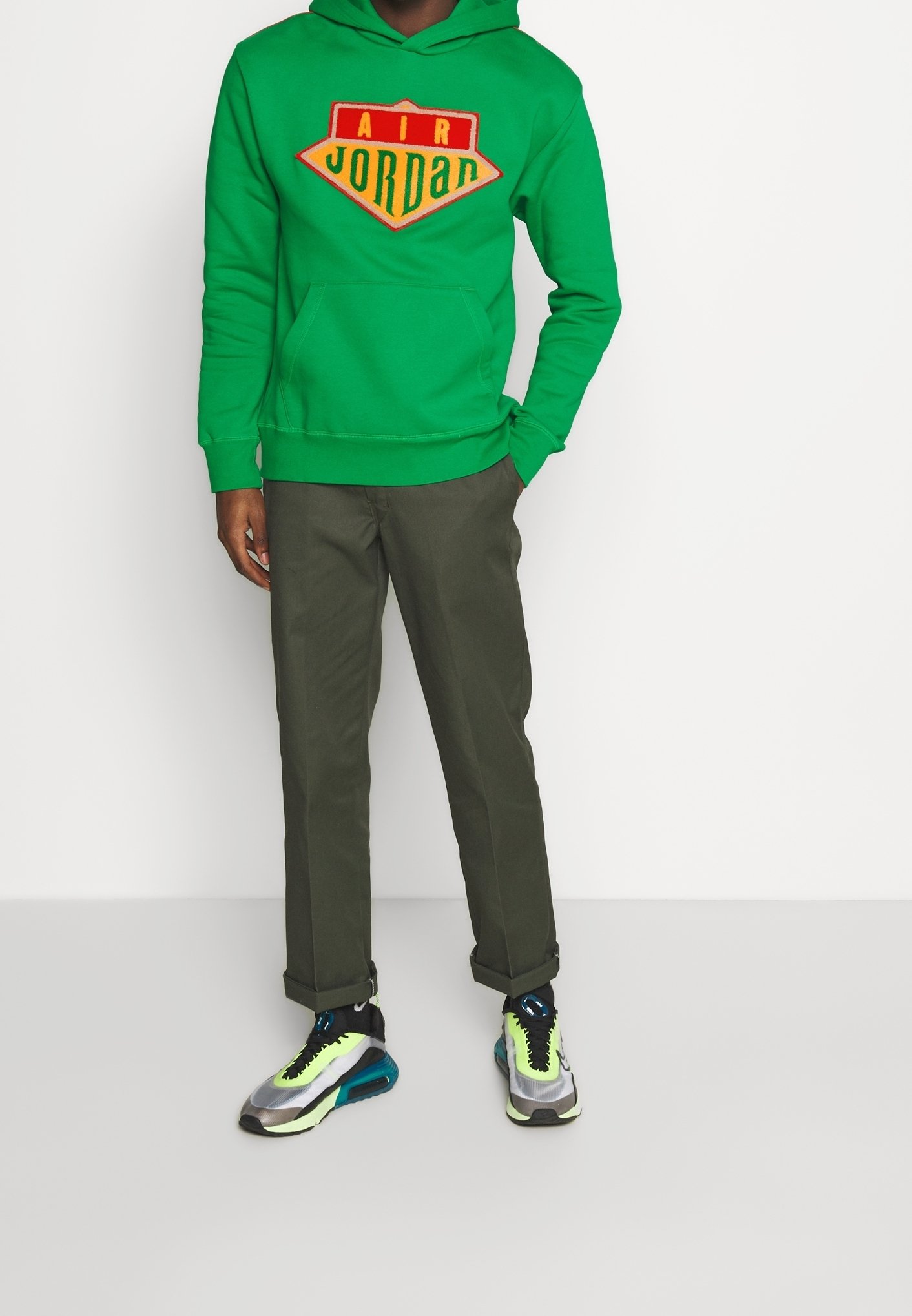 green and black jordan hoodie