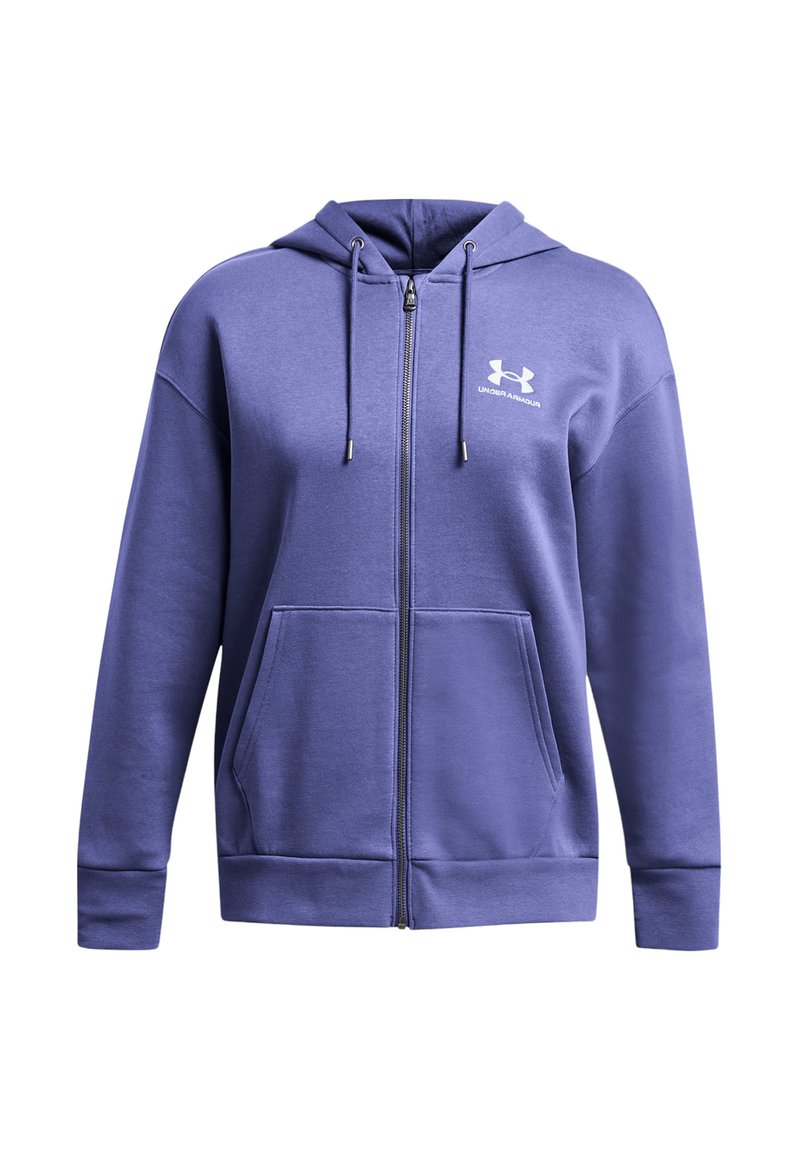 Gilet Femme Lands' End Violet – Polaire Rembourré – Zip Intégral – Taille S