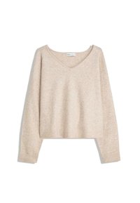 SOFT TOUCH V-NECK  - Maglione - sand
