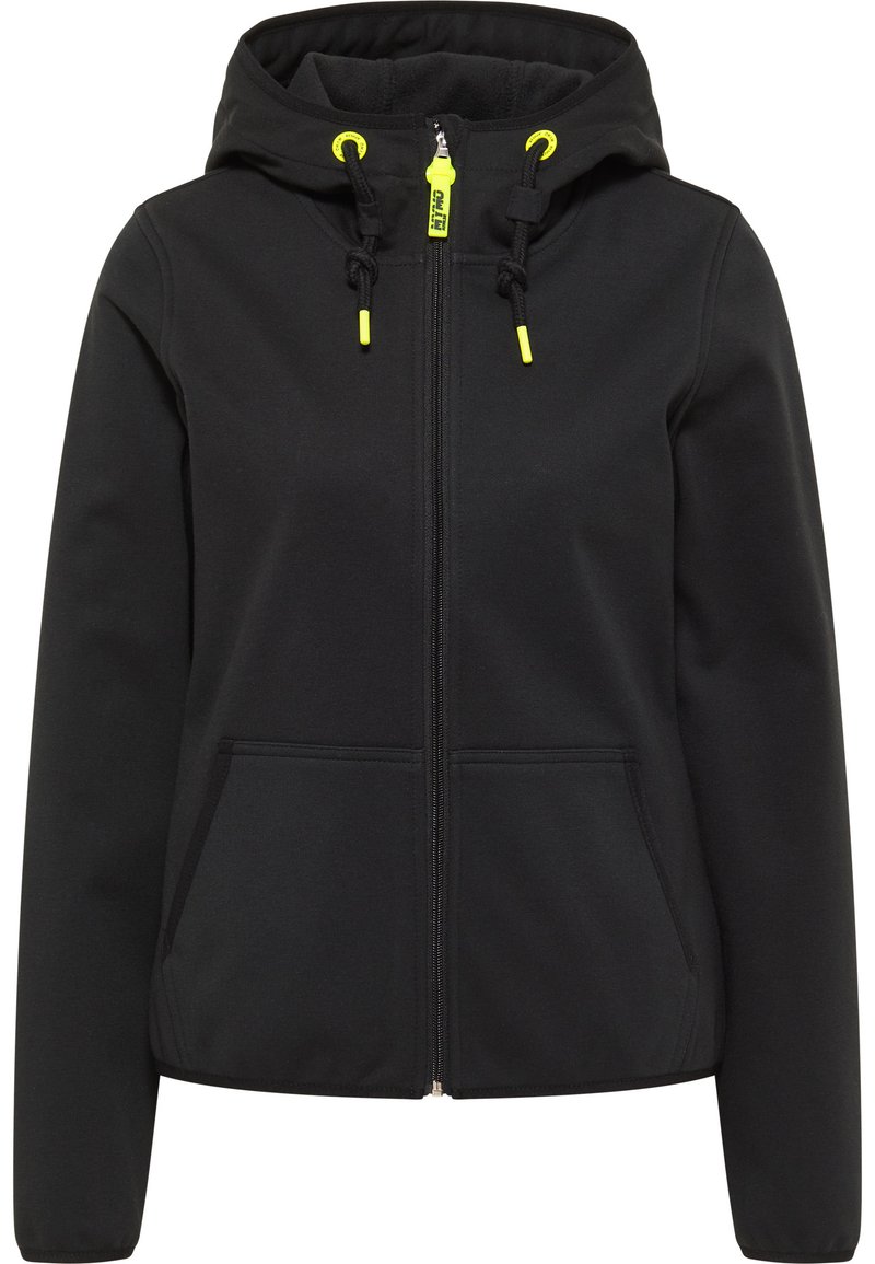 myMo ATHLSR Sweater met rits zwart myMo ATHLSR Sweater met rits zwart