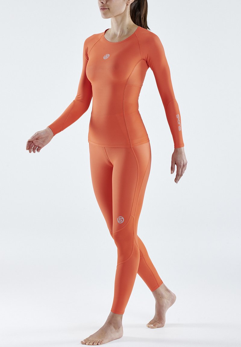 Damen Sportbekleidung | Skins S3 LONGSLEEVE Langarmshirt spark/rot - NO53598 Damen Sportbekleidung | Skins S3 LONGSLEEVE Langarmshirt spark/rot - NO53598