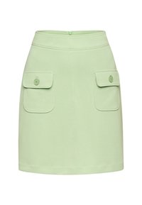 Rich & Royal MIT AUFGESETZTEN TASCHEN - A-Linien-Rock - matcha