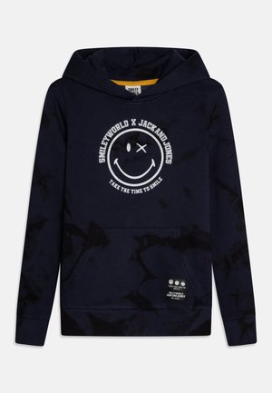 JORSMILEYWORLD HOOD - Hoodie - navy blazer