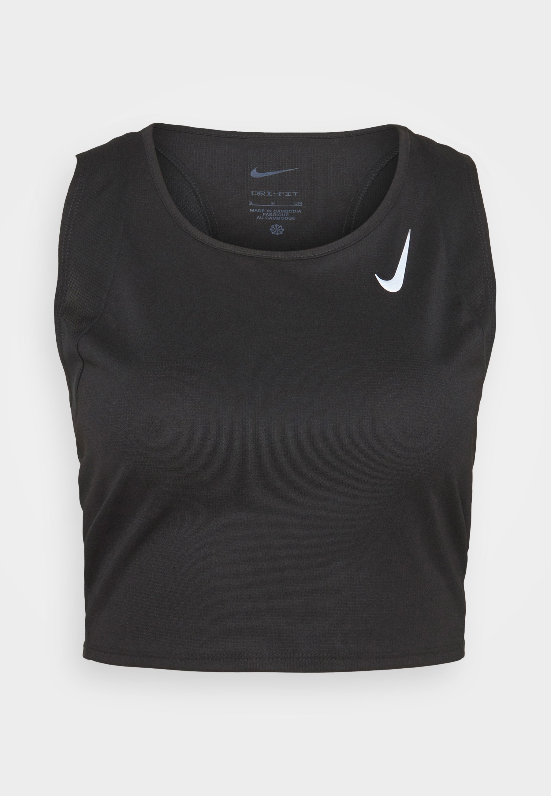 Nike Running Dri-FIT Crop Top in Black