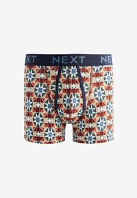 Next 4 PACK - Boxers - blue green tile print
