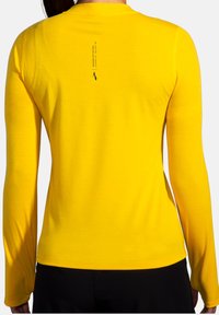 Brooks HIGH POINT - Pikkade varrukatega topp - lemon chrome