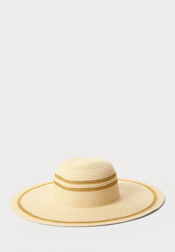 STRIPED STRAW SUN HAT - Hat2
