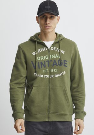Blend BHSWEATSHIRT - Zip-up sweatshirt - cypress