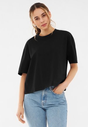 ZOEY CROPPED  - Basic T-shirt - schwarz