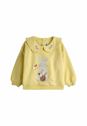 BUNNY APPLIQUÉ - Collegepaita - light yellow